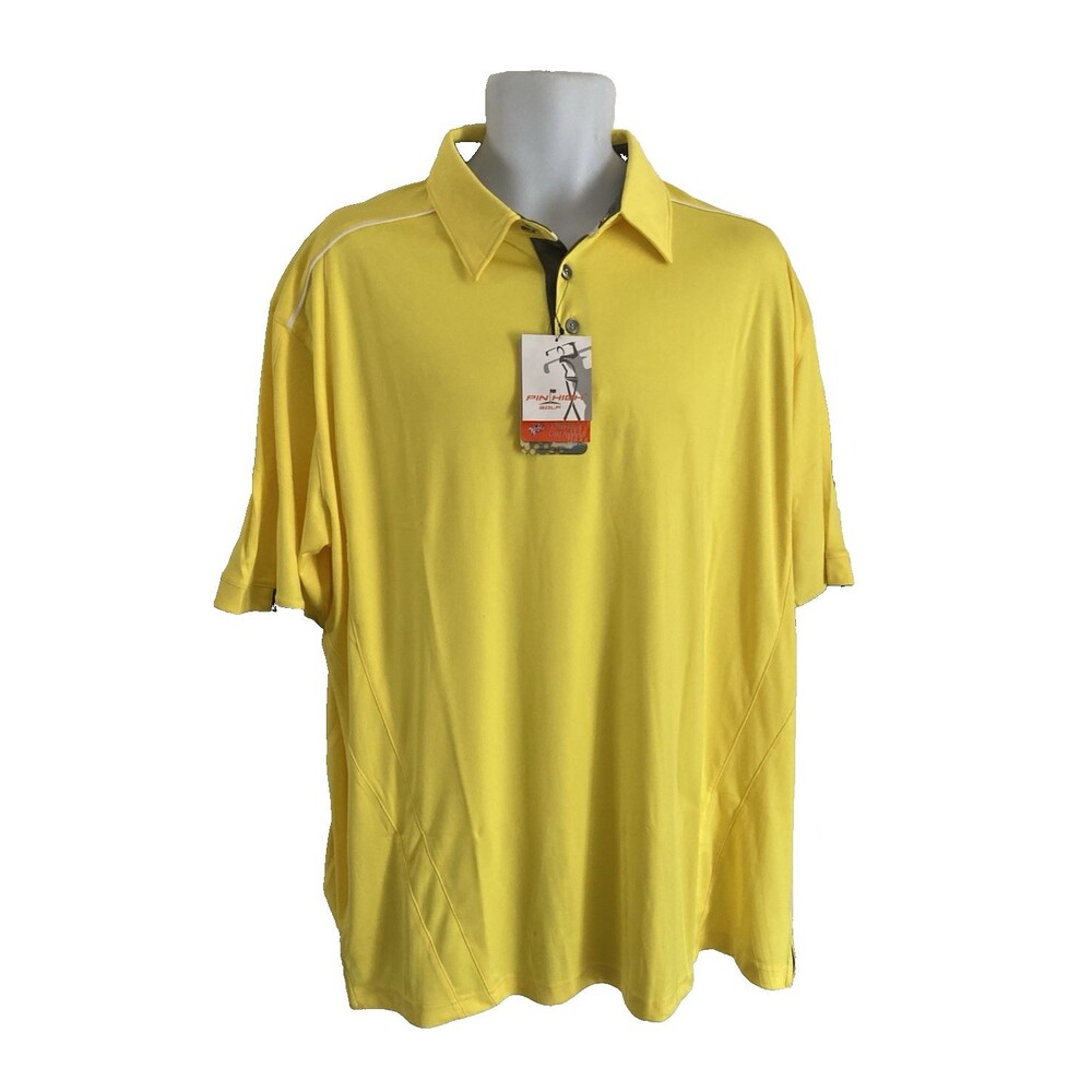 Pin High SwingDry XXL Golf Shirt Moisture Wicking UVA UVB 45+ Sun Protection